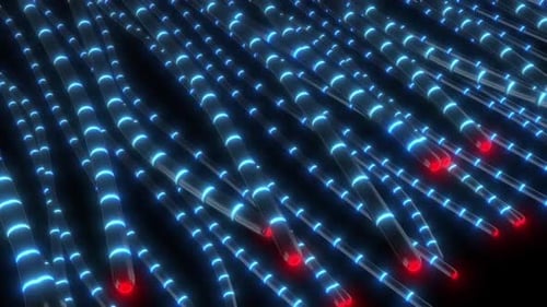 4K-Farbige Neon-Kabelpaket