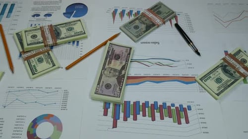 Business Graphics And Money
