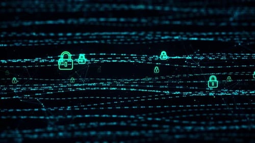 Ciberseguridad de la protección de redes de datos digitales