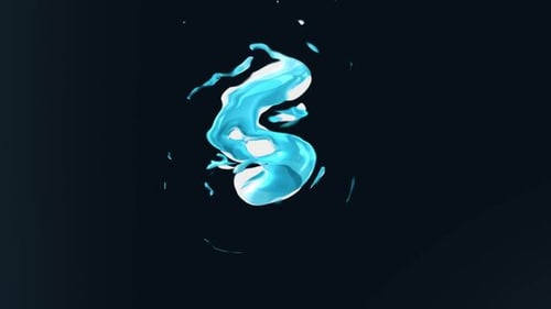 Dynamic Liquid Splash Logo Reveal