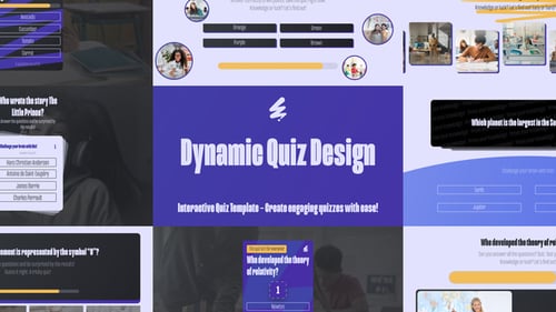 Quiz Animation Pack Premiere Pro MOGRT
