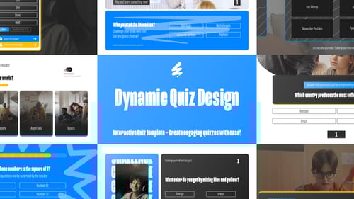 Fun Quiz Animations MOGRT