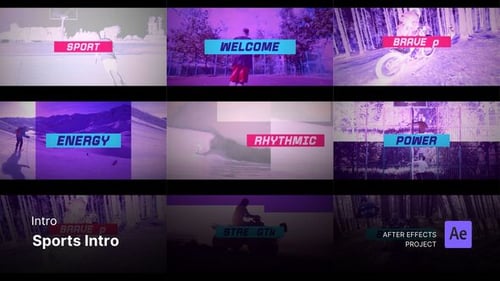 Kinetic Typography Sports Intro with Dynamic Text Reveals