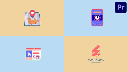Travel Logo for Premiere Pro