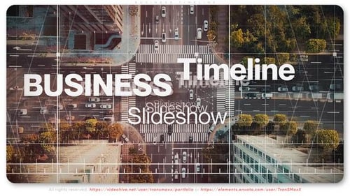 Futuristic Corporate Business Timeline Presentation