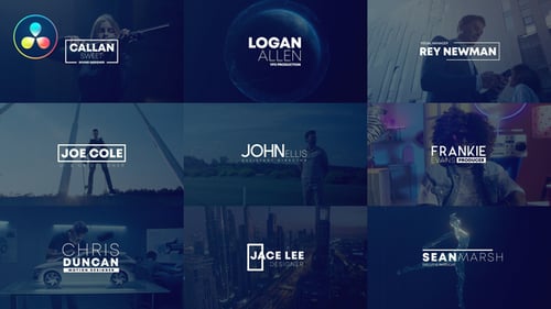 Clean Animated Text Titles and Modern Lower Thirds