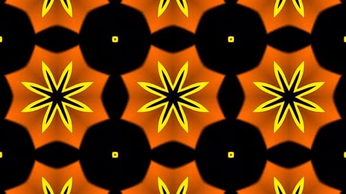 Seamless Repeating Abstract Geometric Kaleidoscope Motion Background