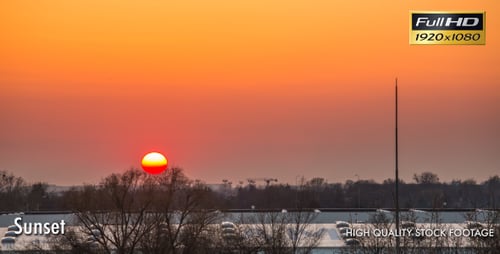 City Sunset Time Lapse