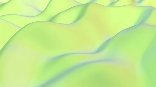 Abstract Green Wave Fluid Art Gradient Background Able to Loop Seamless