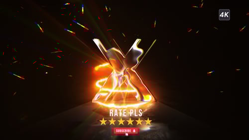 4K Chrome Logo reveal