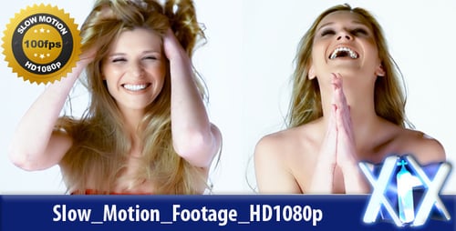 Pretty Blonde Girl Enjoying The Moment