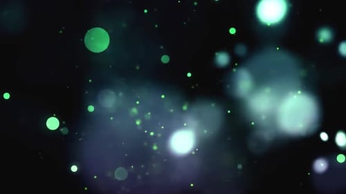 Background Green Stars Moving Motion Graphics Animated Background