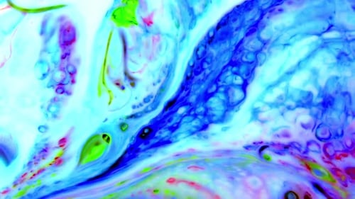 Abstract Colorful Swirls of Pastel Hues