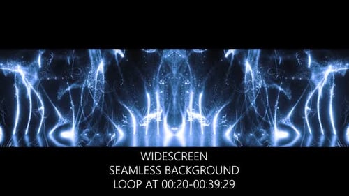 Abstract Blue Light Trails Futuristic Background