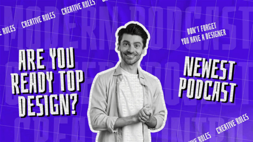 High-Energy Podcast Intro with Kinetic Typography