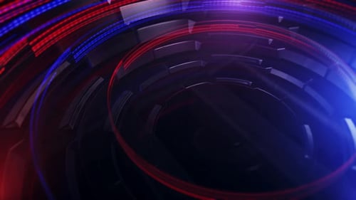 News Intro With Lines And Circular Shapes B4