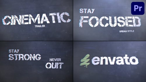 Cinematic Trailer for Premiere Pro