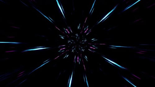 Schnelles Neonlicht Streak 4K Loop 02