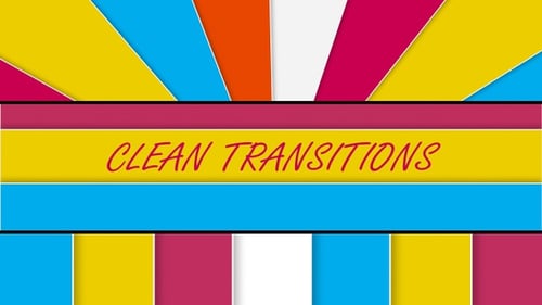 Colorful Flat Design Geometric Photo Transitions