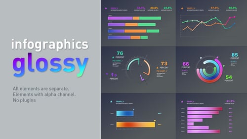 Infographics glossy
