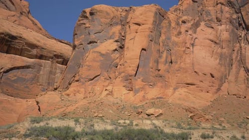 Eroded cliff face