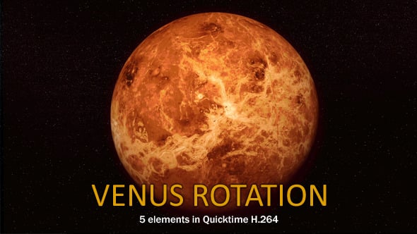 Venus Rotation Pack, Backgrounds Motion Graphics ft. aerospace & earth ...