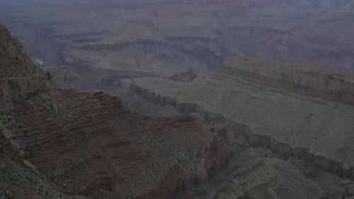 Luftaufnahme der Klippen am Grand Canyon