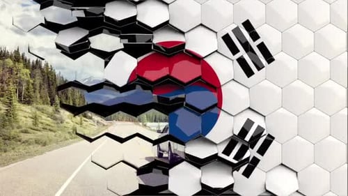 Hexagon Tile Reveal Transition