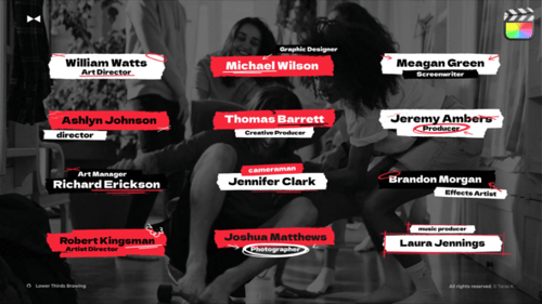 Lower Thirds Drawing \ FCPX