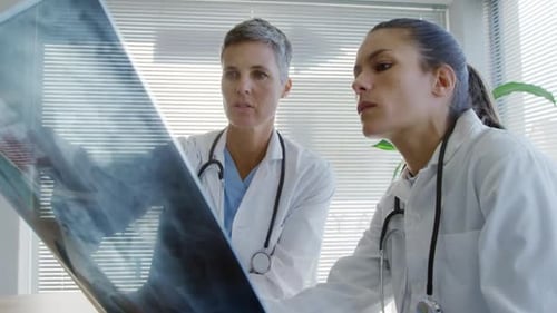 Medical professionals at work