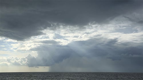 Céu tempestuoso
