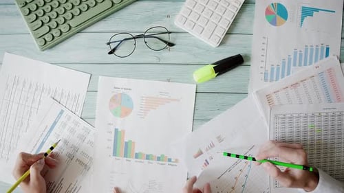 Analyzing Business Charts and Financial Documents