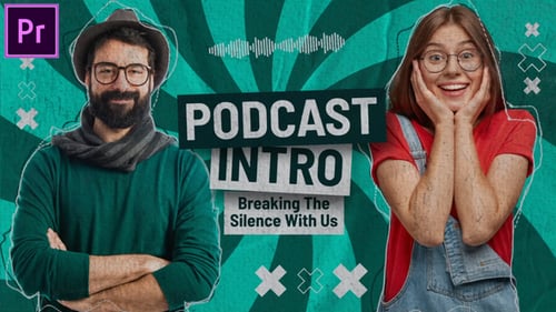 Energy Podcast Promo | Channel Intro | Youtube Opener MOGRT for Premier Pro