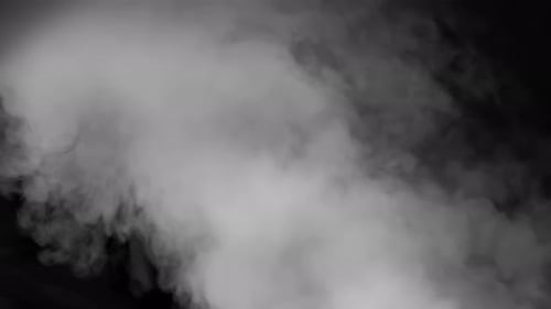 Dark Abstract Clouds Billowing in the Night