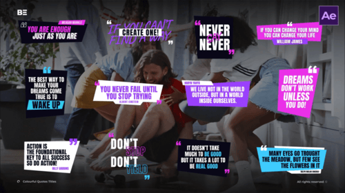 Colourful Quotes Titles \ AE