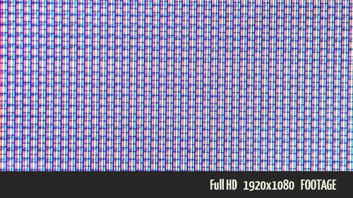 Macro View of a Computer Screen with Pixels
