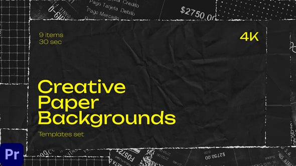 Creative Paper Backgrounds MOGRT, Elements ft. paper backgrounds ...