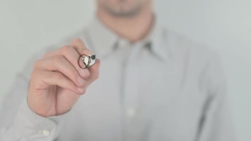 Qualified Writing on Transparent Screen