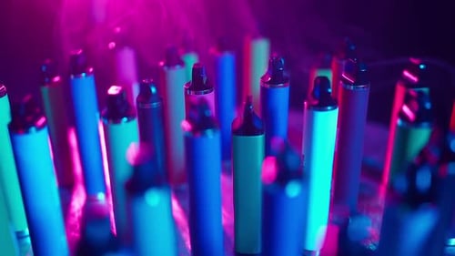 Colorful Vape Pens with Cool Lighting Effects