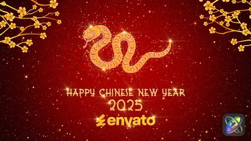 Chinese New Year Greetings 2025 Apple Motion