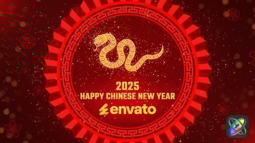 Chinese New Year Wishes 2025 Apple Motion