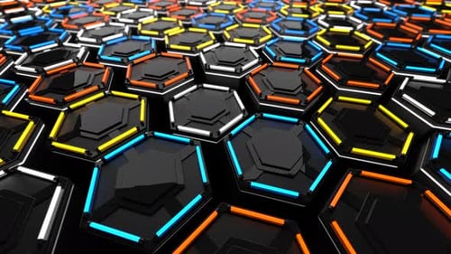 Abstract Hexagonal Background