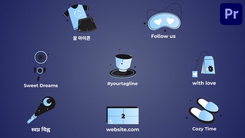 Sweet Dreams Animations for Premiere Pro