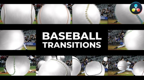 La transición al béisbol para DaVinci Resolve