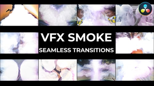 VFX Smoke Seamless Transition for DaVinci Resolve