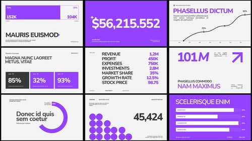 Dynamic Corporate Infographic Data Presentation
