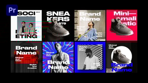 Dynamic Social Media Promo with Modern Typography and Fluid Effects