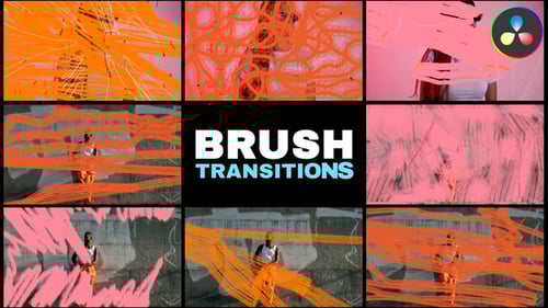 Brush Transitions for DaVinci Resolve