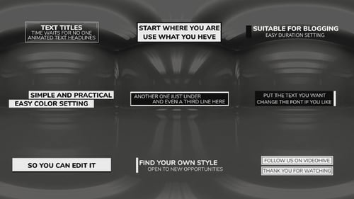 Minimal Titles Davinci Resolve.