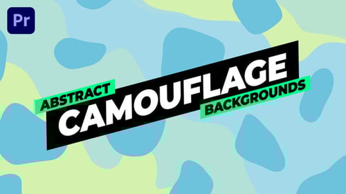 Fluid Abstract Camouflage Motion Graphics Backgrounds